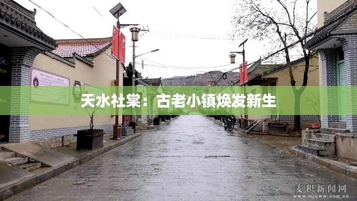 天水社棠：古老小镇焕发新生