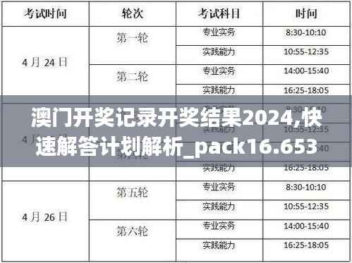 澳门开奖记录开奖结果2024,快速解答计划解析_pack16.653
