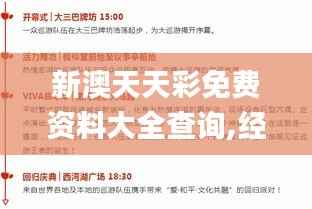 新澳天天彩免费资料大全查询,经典解释定义_CT4.484