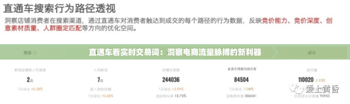 直通车看实时交易词：洞察电商流量脉搏的新利器