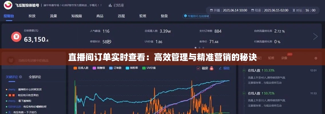 直播间订单实时查看：高效管理与精准营销的秘诀