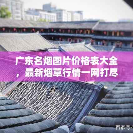 广东名烟图片价格表大全,最新烟草行情一网打尽!