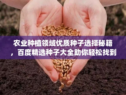 农业种植领域优质种子选择秘籍，百度精选种子大全助你轻松找到最佳种植伙伴